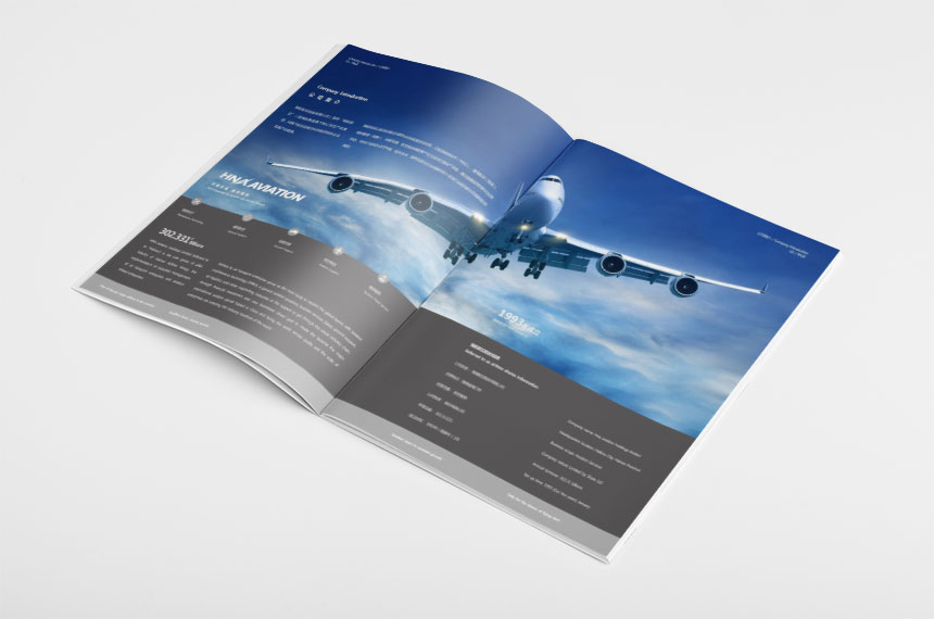 航空公司宣传册设计_物流画册设计欣赏
